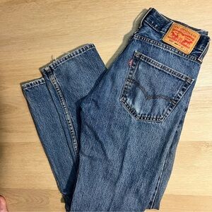 Levi's Men's Straight Jeans - Blue Perfect Vintage color look.